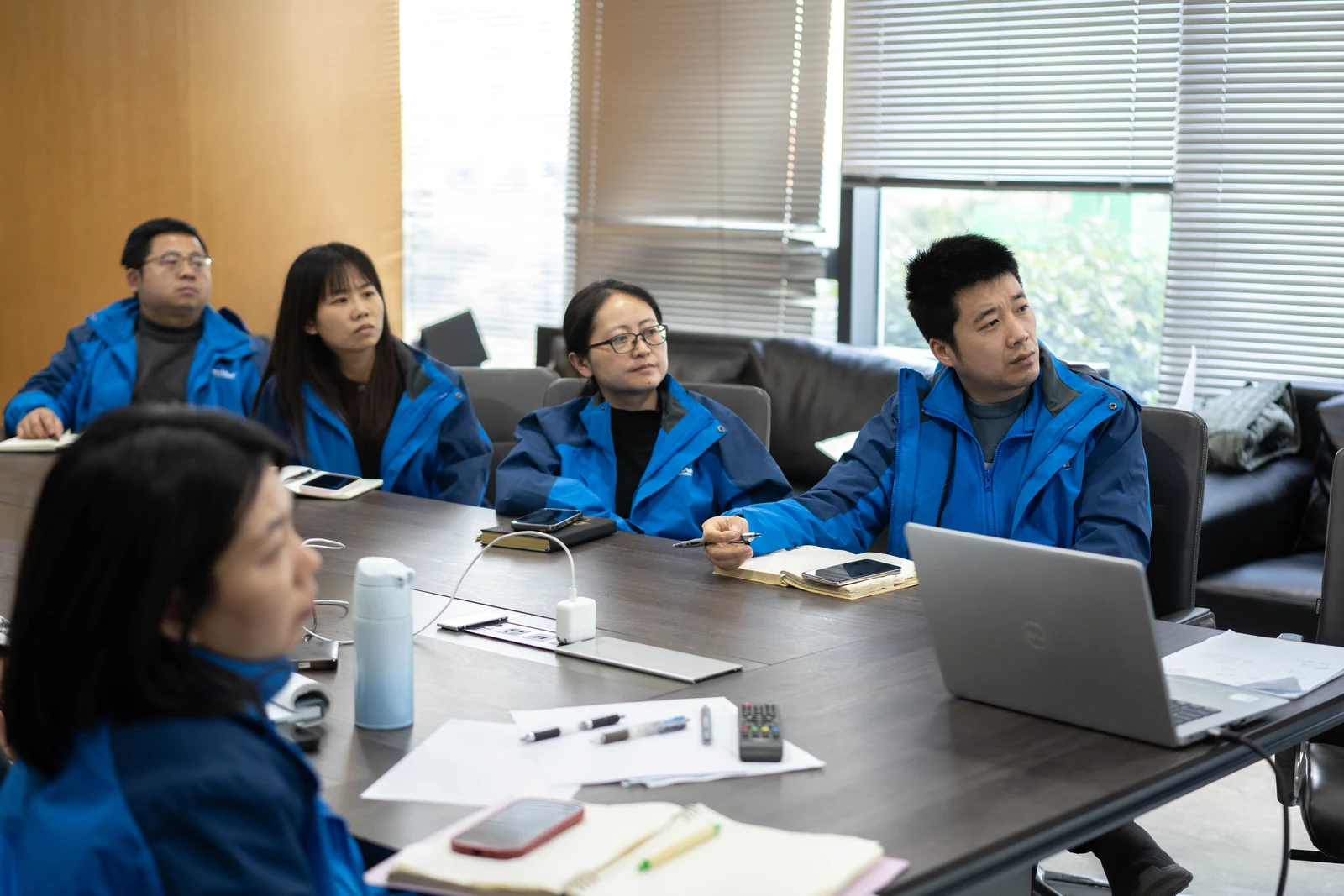 Valiant team in a meeting