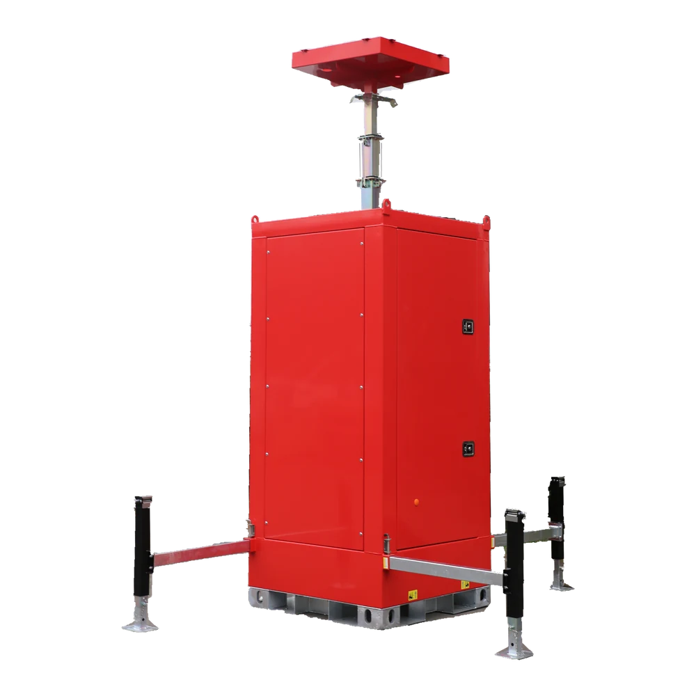 SK-A complete equipment with raised mast