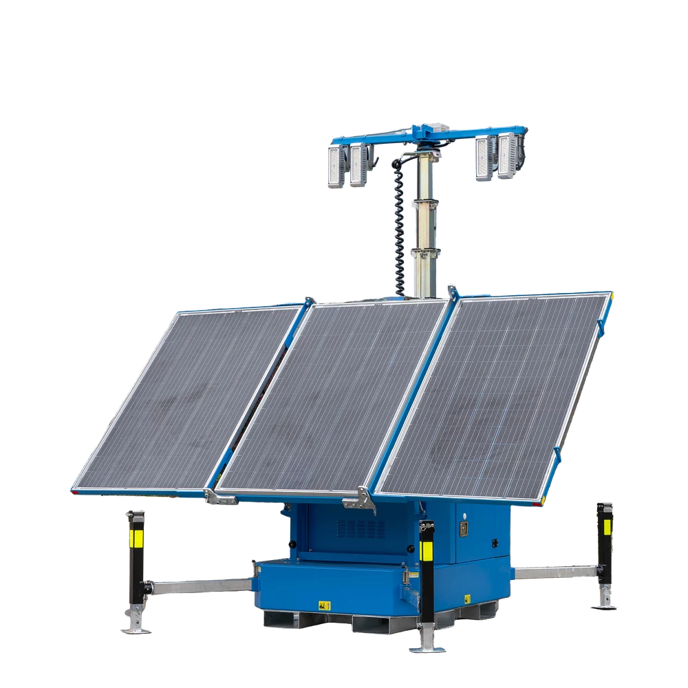 SKID-L complete equipment with raised mast