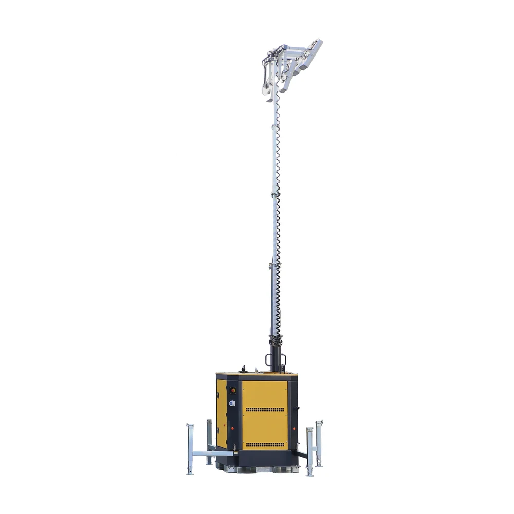 VTDS complete equipment with raised mast