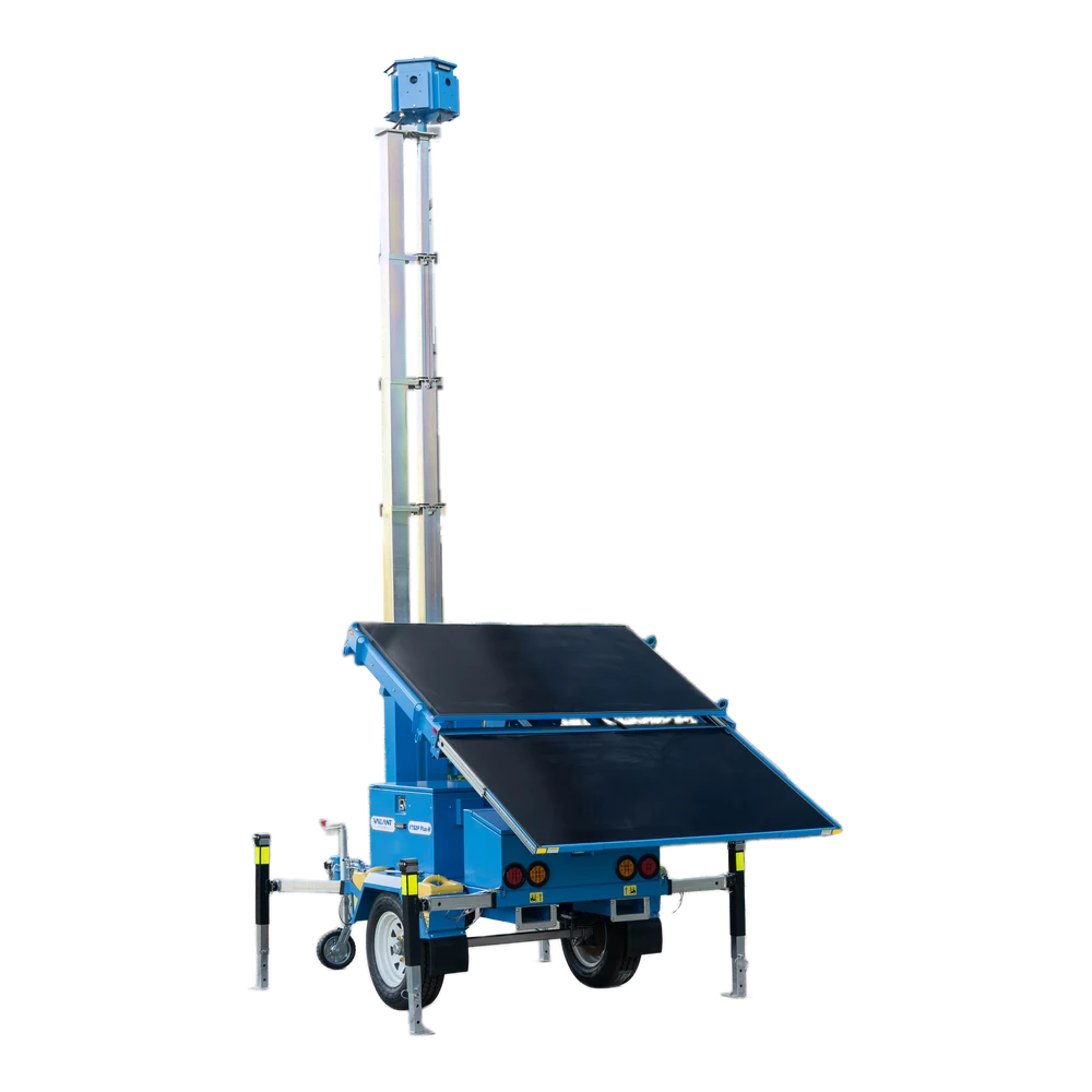 VTS2P Plus-M complete equipment with raised mast