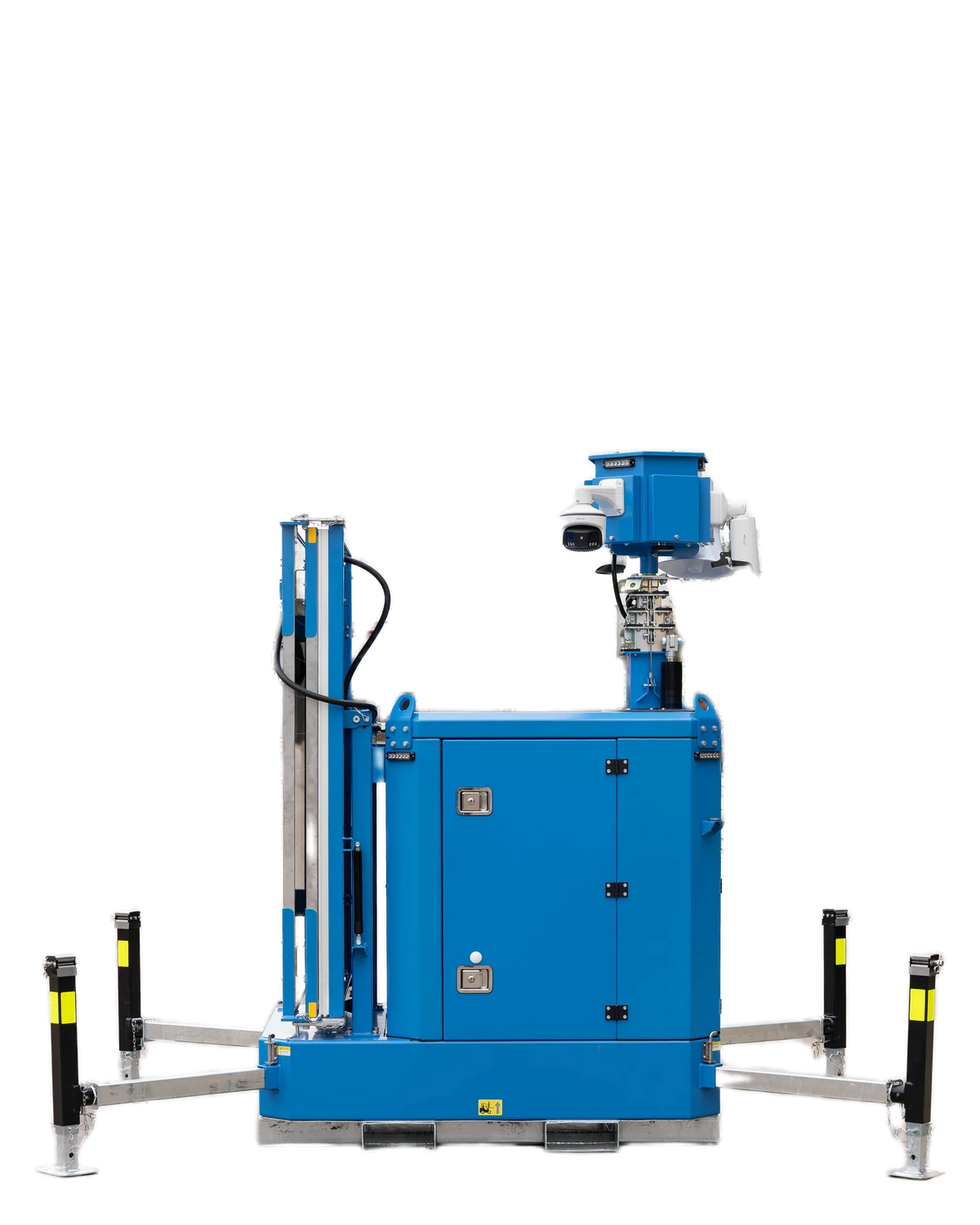 Skid-M transport view with mast retracted
