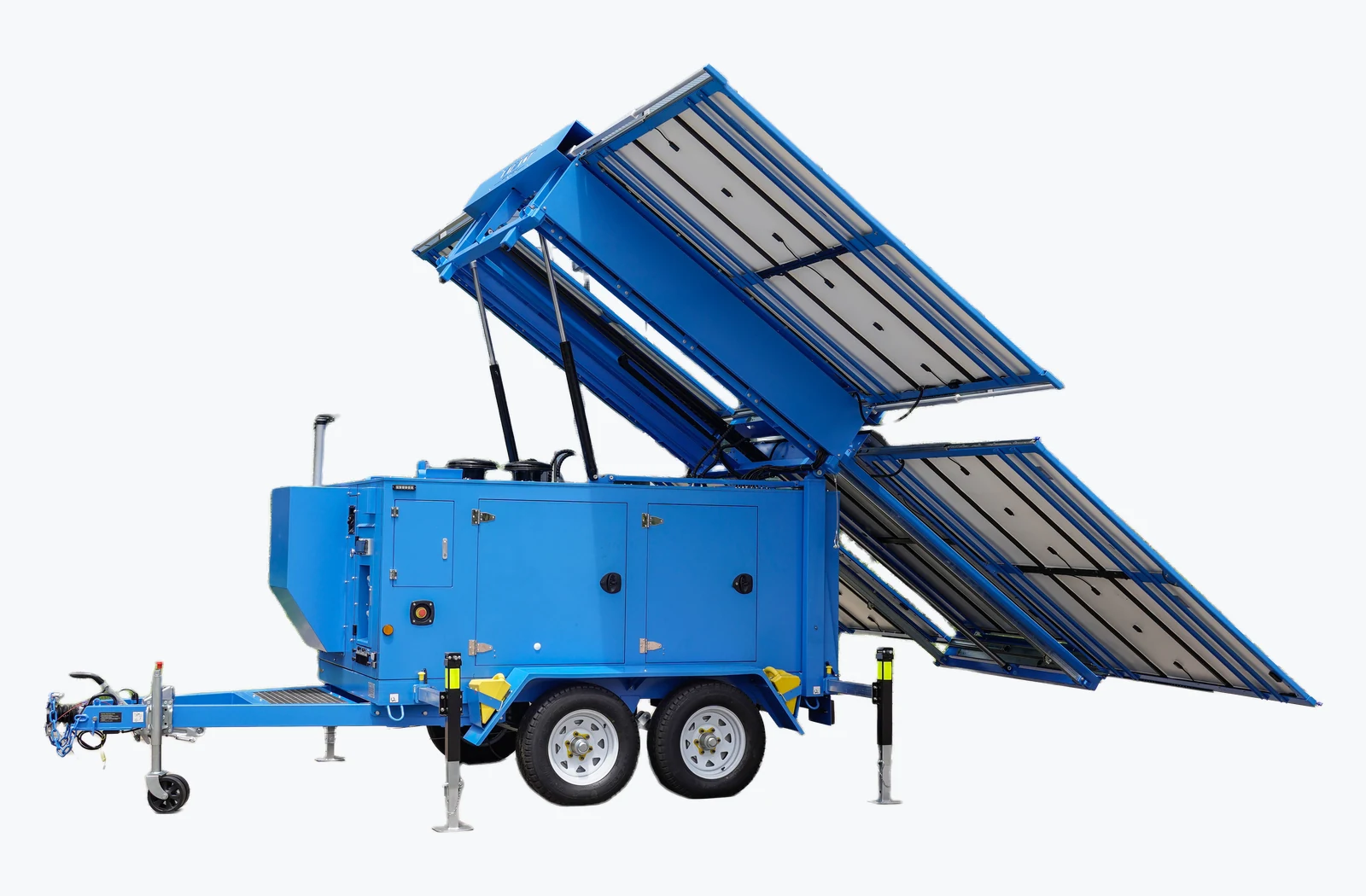 Solar array · partly unfolded view