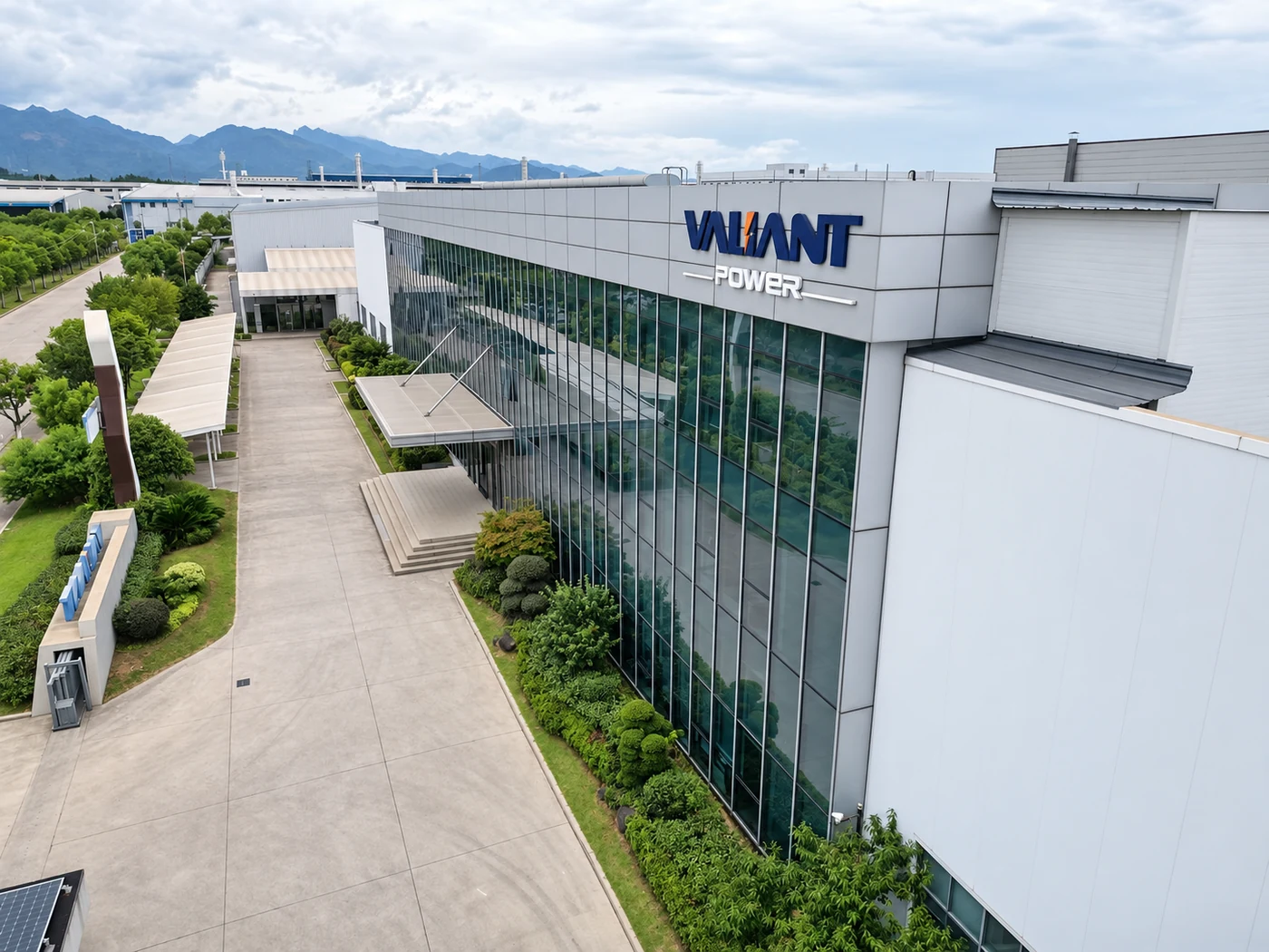 Valiant factory campus exterior