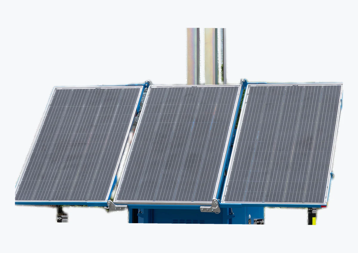 Skid-M solar panel arrangement