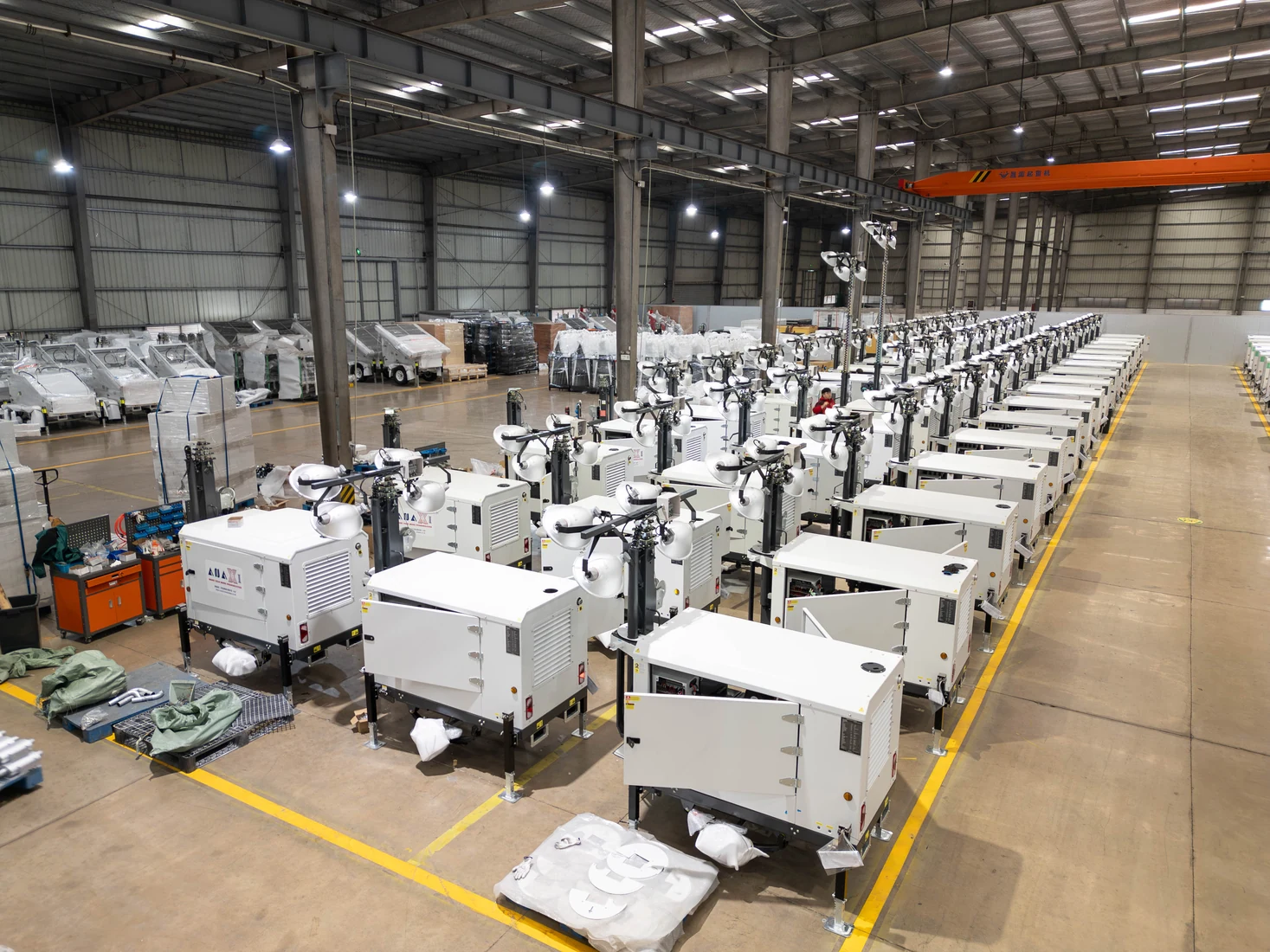 Equipment on the Valiant production floor